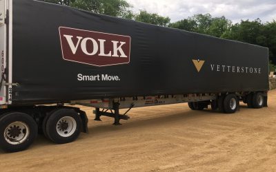 Vetter Stone Partners with Volk Transfer, Inc. to Transport Stone